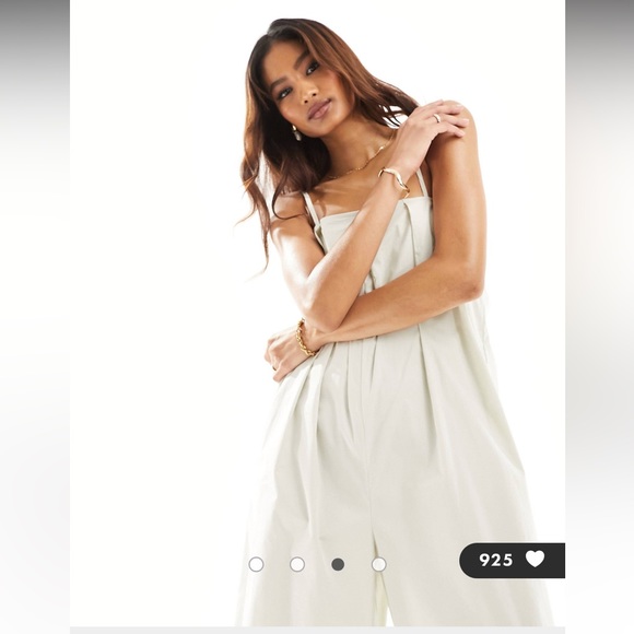 ASOS pleated wide neck jumpsuit - Picture 5 of 5